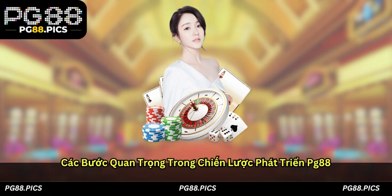 Các bước quan trọng trong chiến lược phát triển PG88